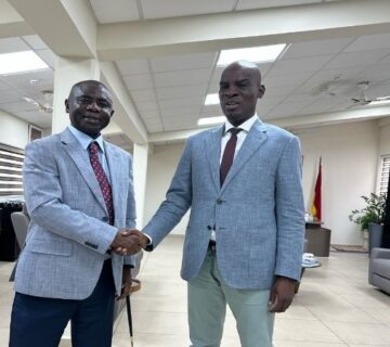 Minister of Education, Hon Haruna Iddrisu and Executive Director of Ghana ASCD, Dr. Charles Yeboah